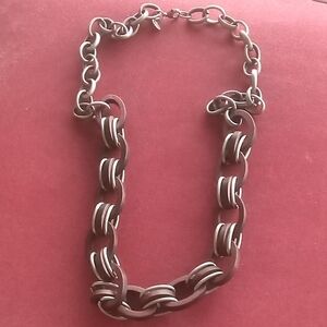 Statement Black Chunky Chain Necklace - Women's Jewelry